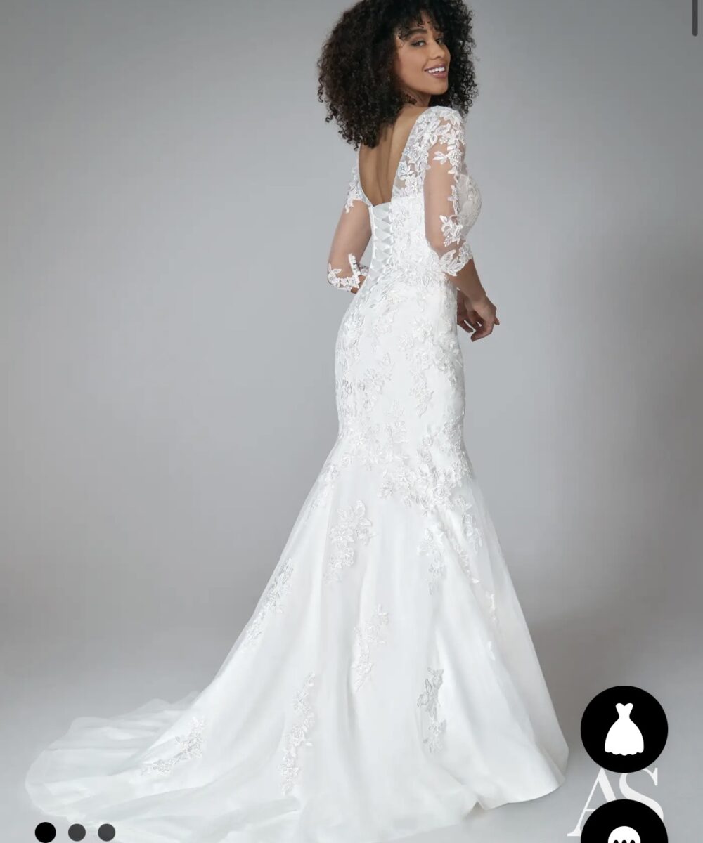 Prachtige trouwjurk met kant