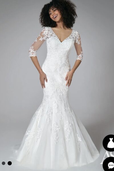 Prachtige trouwjurk met kant