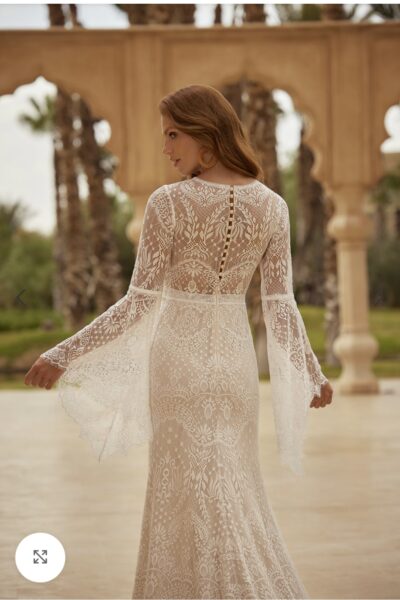 Prachtige ongedragen jurk Herve Paris Cassie-A