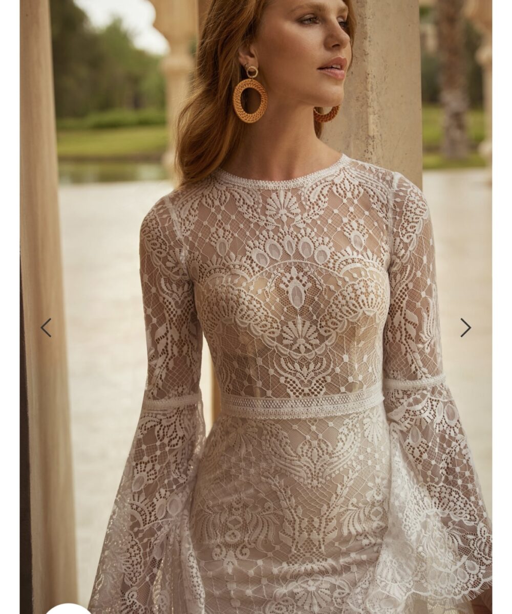 Prachtige ongedragen jurk Herve Paris Cassie-A