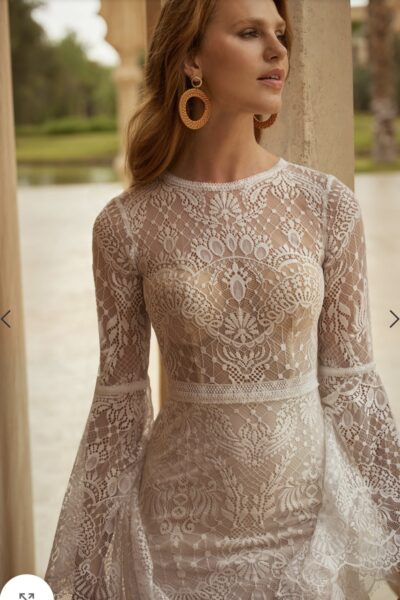 Prachtige ongedragen jurk Herve Paris Cassie-A