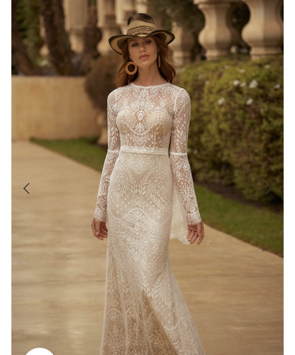 Prachtige ongedragen jurk Herve Paris Cassie-A