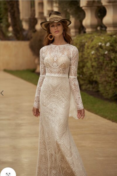 Prachtige ongedragen jurk Herve Paris Cassie-A