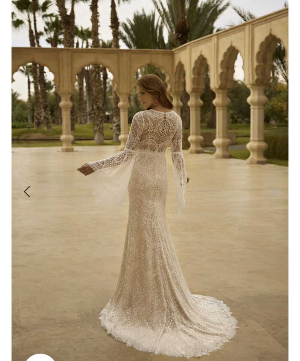 Prachtige ongedragen jurk Herve Paris Cassie-A