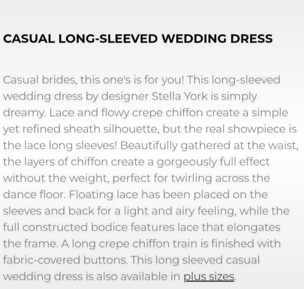 Stella York trouwjurk model 6843