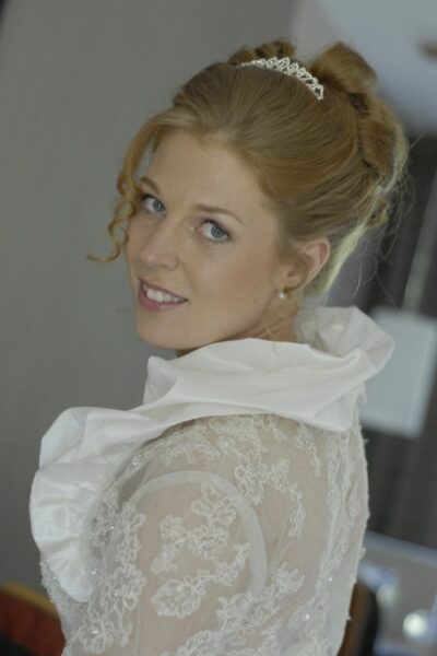 Strapless trouwjurk met bolero