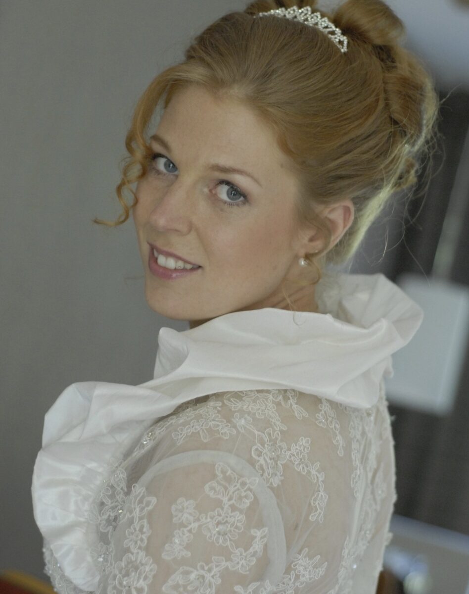 Strapless trouwjurk met bolero