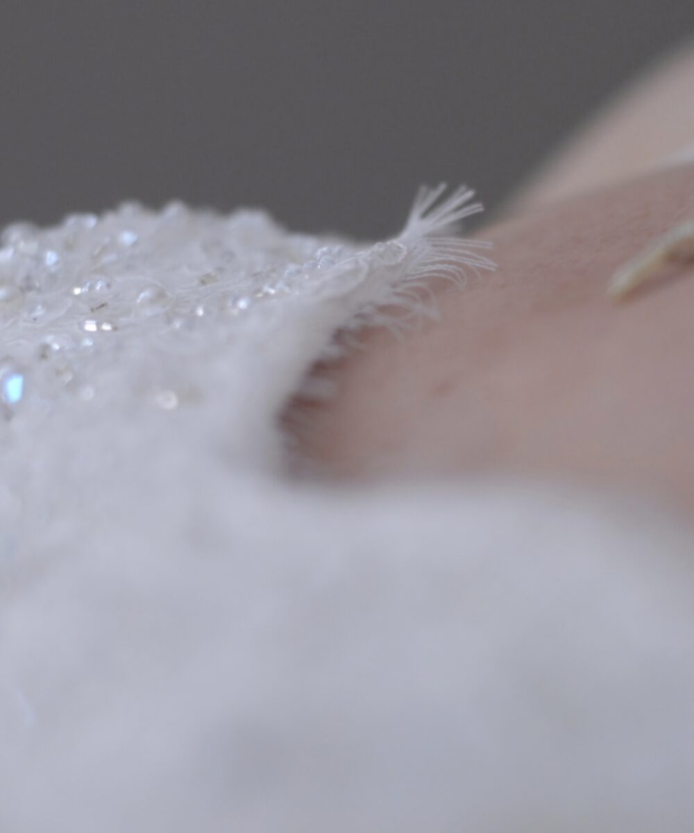 Strapless trouwjurk met bolero