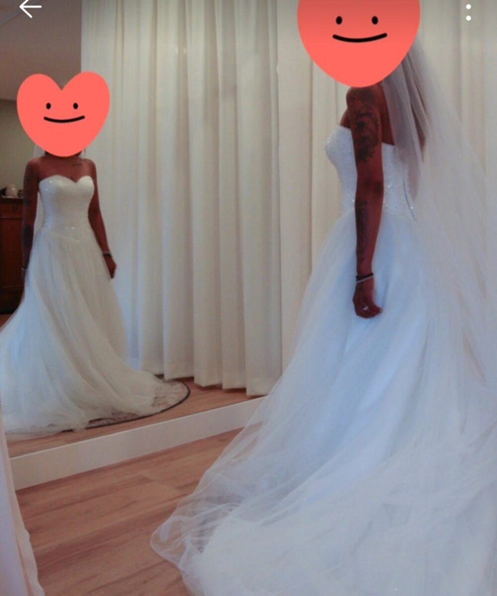 Prachtige trouwjurk NIEUW