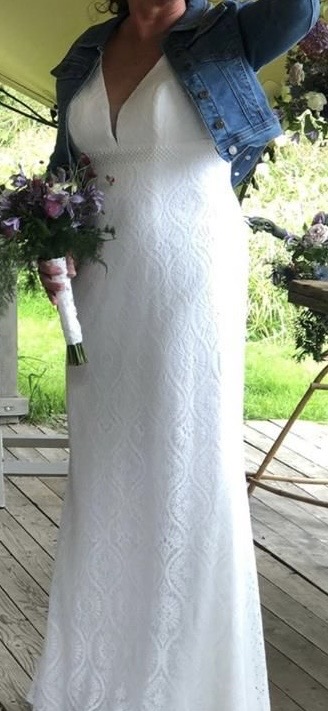 Trouwjurk lilly lang ivoor