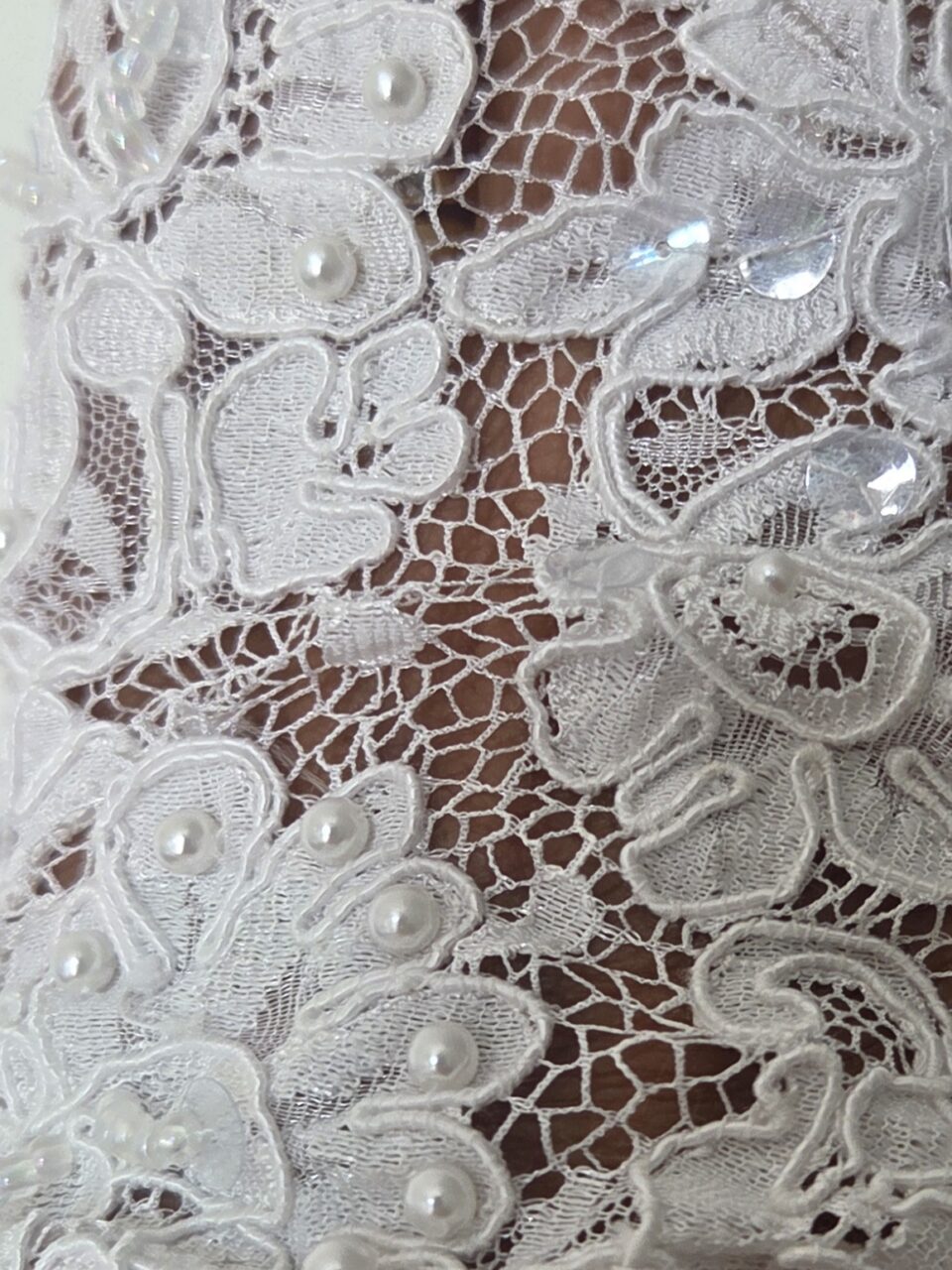 Prachtige Pronovias Trouwjurk met kant & parels