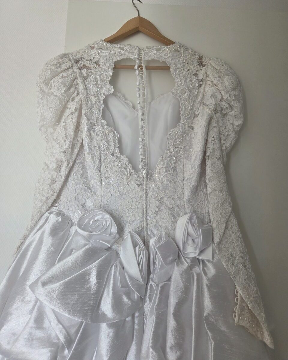 Prachtige Pronovias Trouwjurk met kant & parels