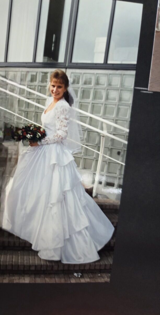 Prachtige Pronovias Trouwjurk met kant & parels