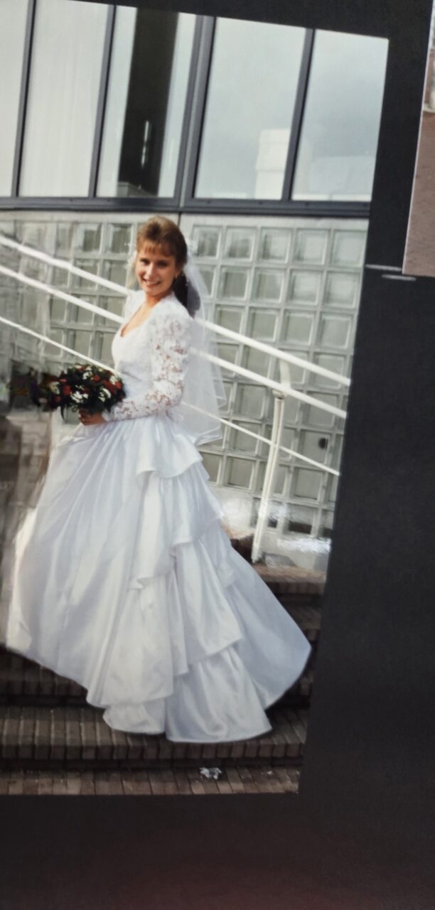 Prachtige Pronovias Trouwjurk met kant & parels
