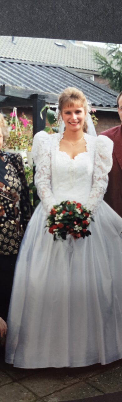 Prachtige Pronovias Trouwjurk met kant & parels