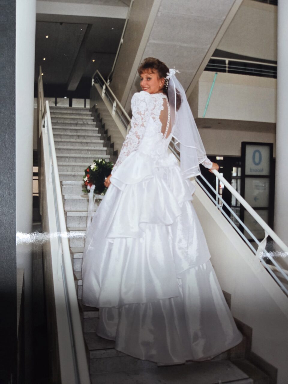 Prachtige Pronovias Trouwjurk met kant & parels