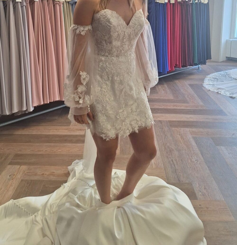 JORDYN WED2B 3-delige trouwjurk