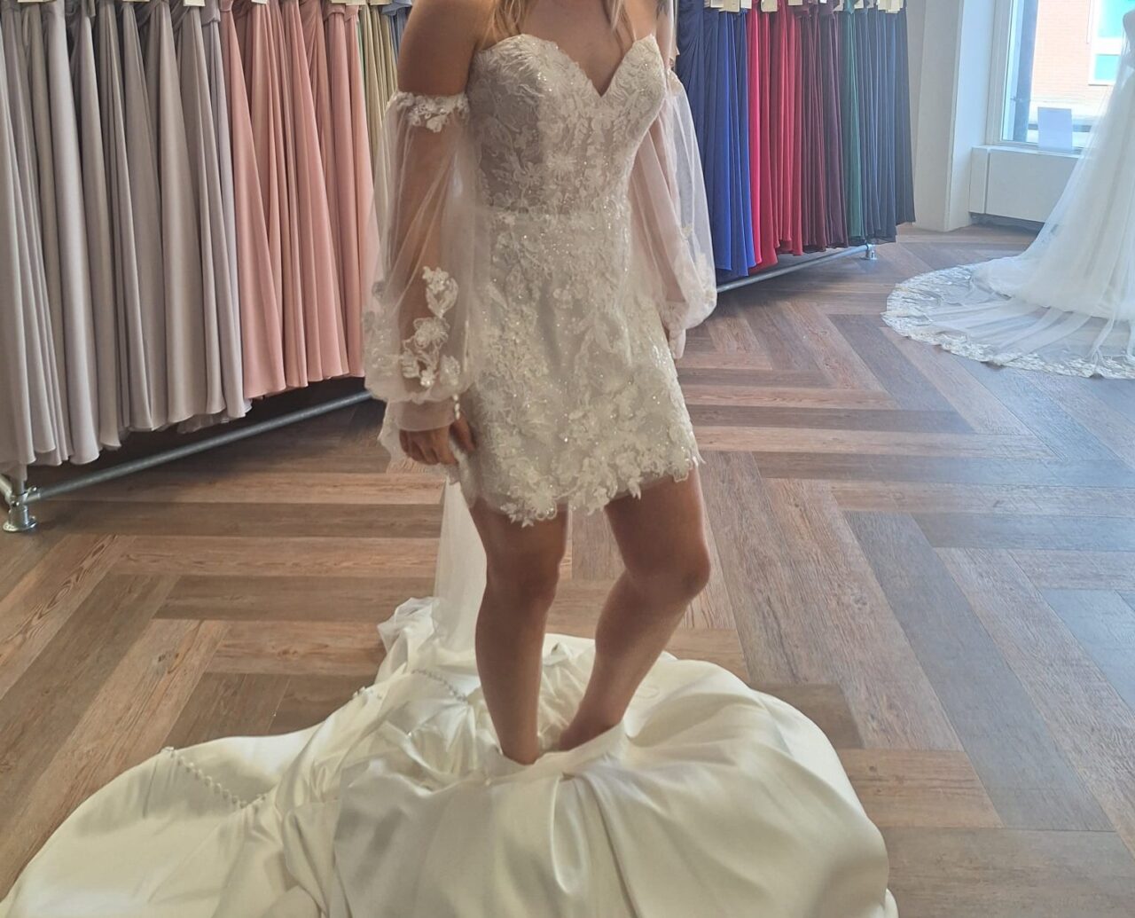 JORDYN WED2B 3-delige trouwjurk