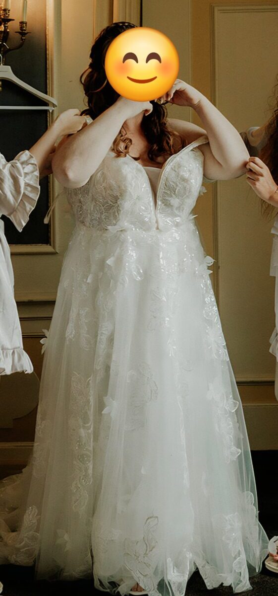 Romantische A-lijn trouwjurk Libelle Bridal Kimbel