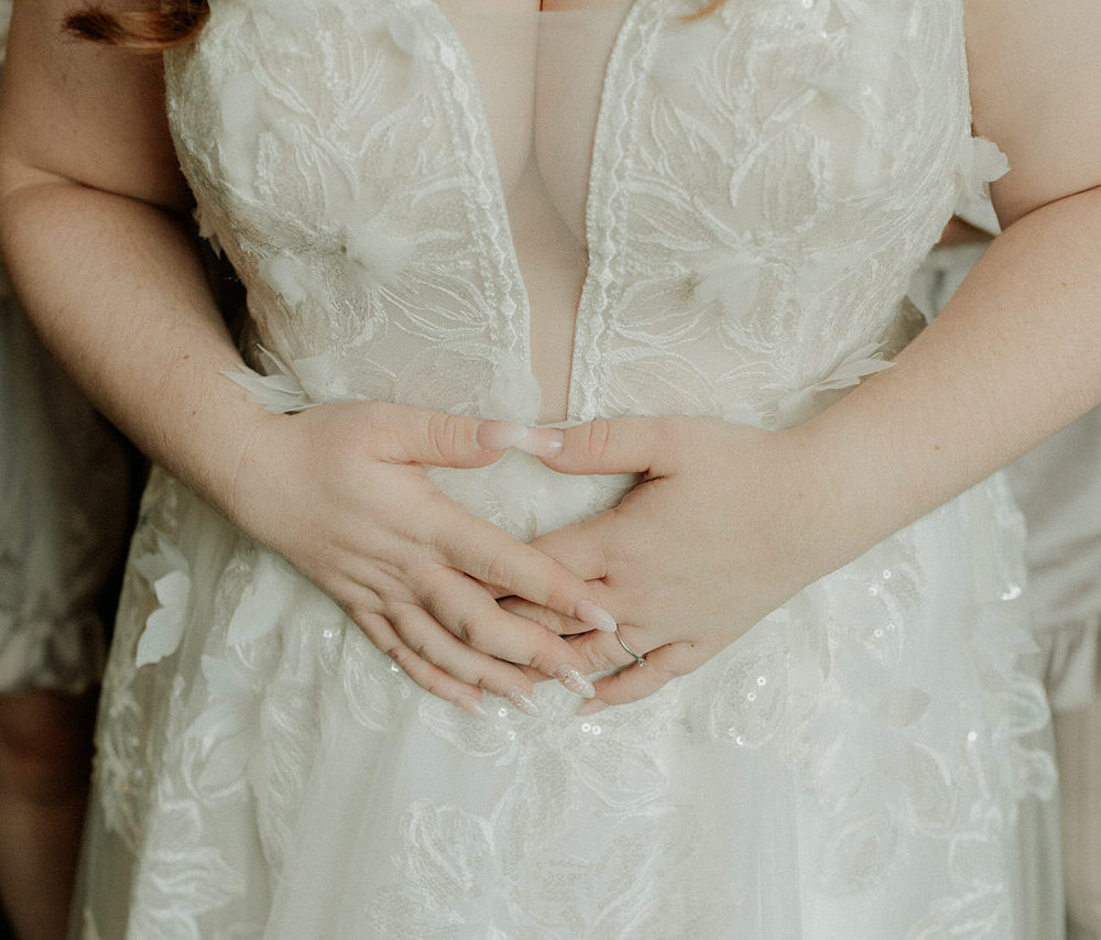 Romantische A-lijn trouwjurk Libelle Bridal Kimbel