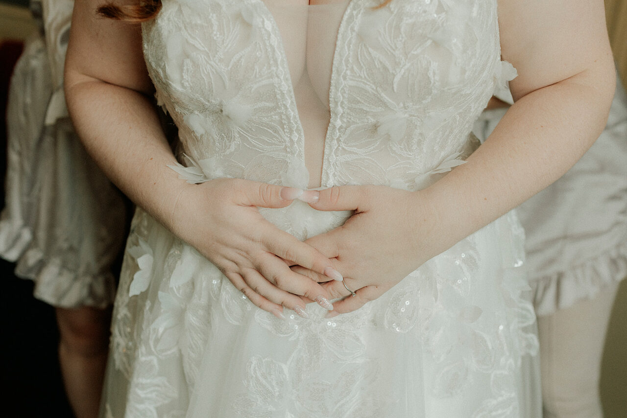 Romantische A-lijn trouwjurk Libelle Bridal Kimbel