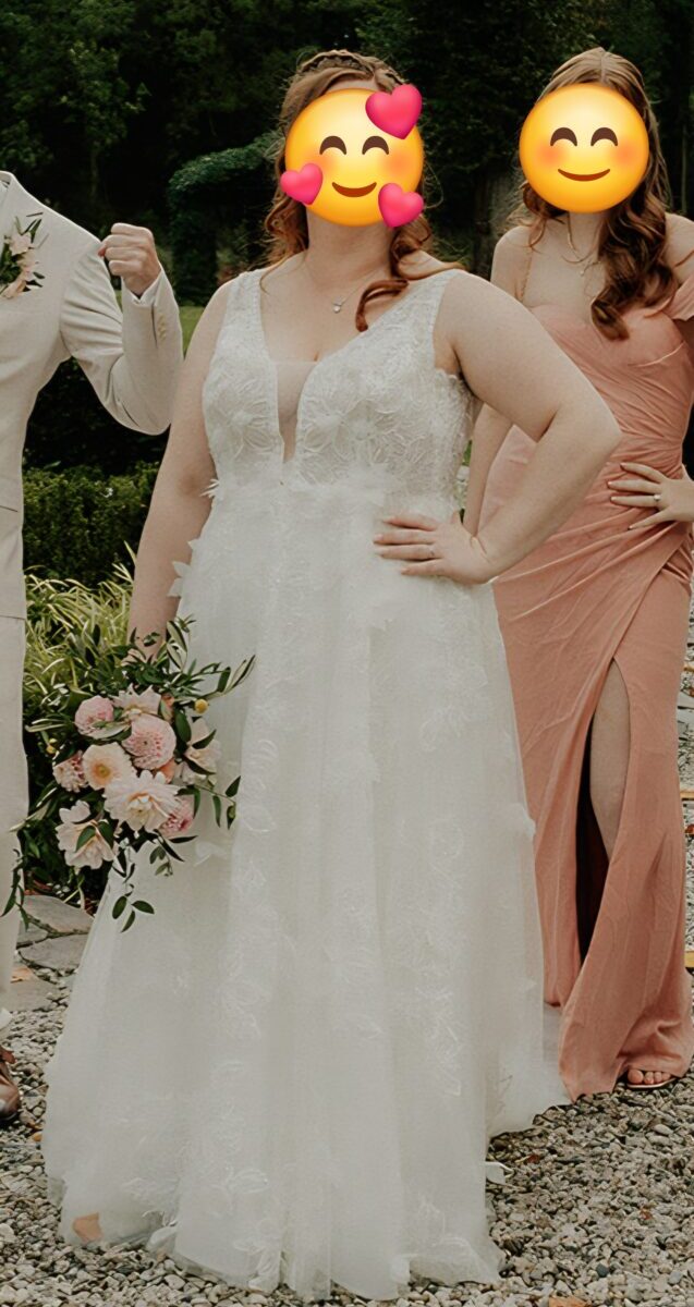 Romantische A-lijn trouwjurk Libelle Bridal Kimbel
