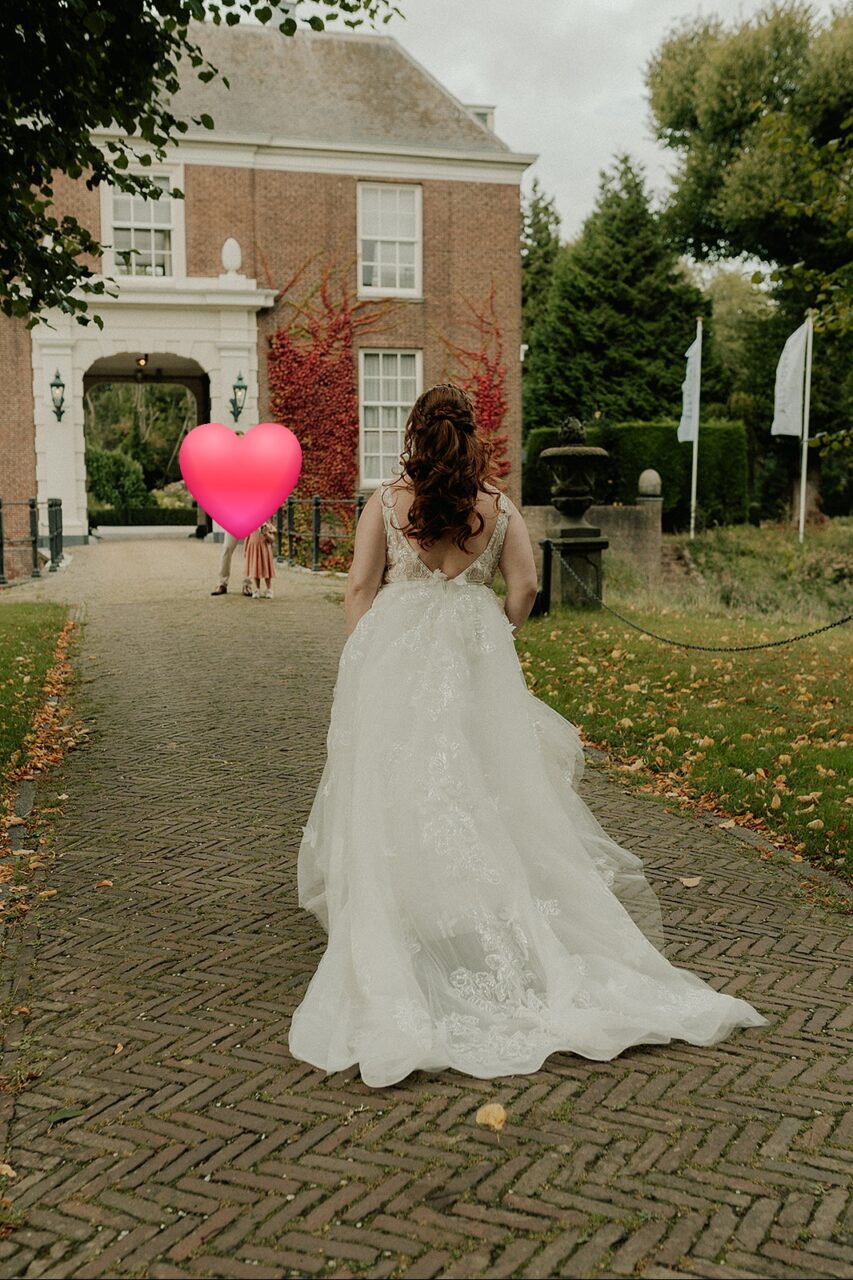 Romantische A-lijn trouwjurk Libelle Bridal Kimbel