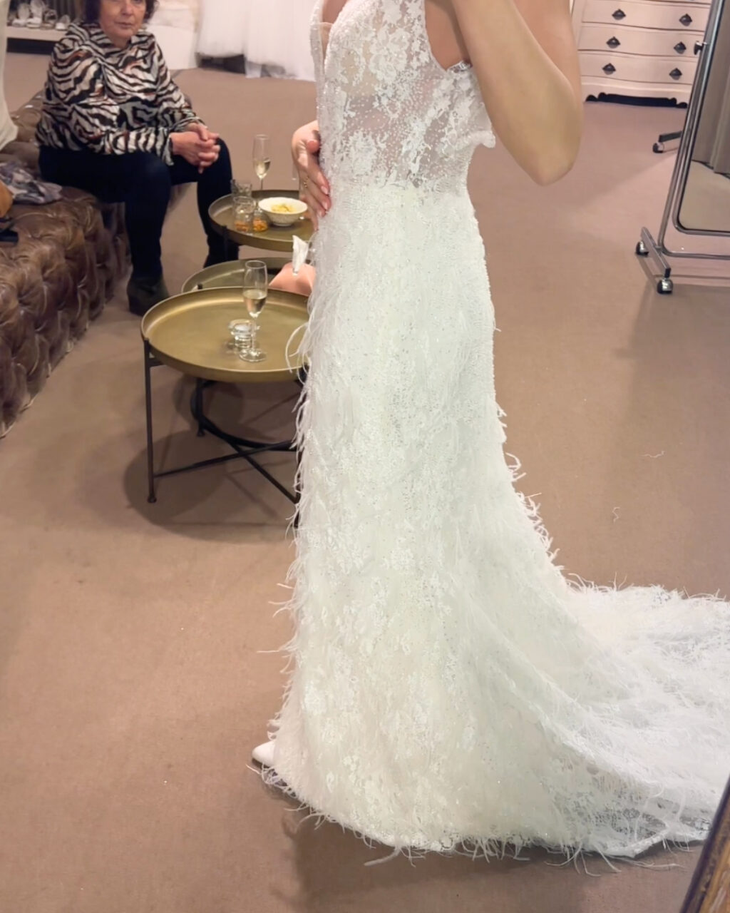Trouwjurk Demetrios, Stijl: AM51 in maat 36 (nooit gedragen!)