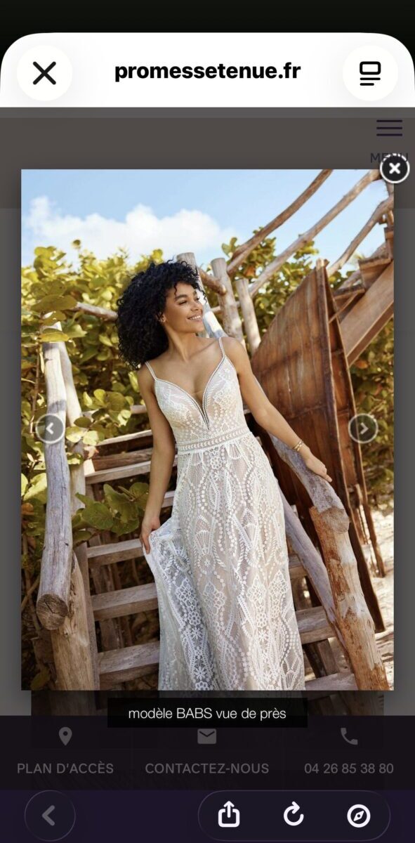 Prachtige boho trouwjurk