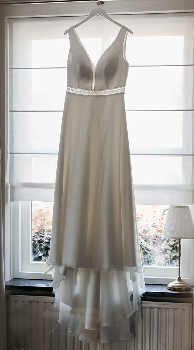 Klassieke elegante trouwjurk
