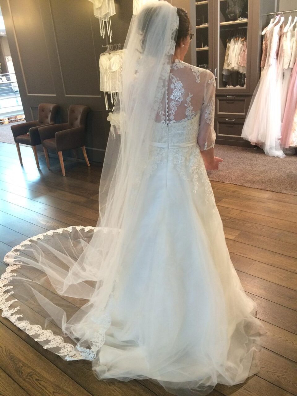 Trouwjurk Pronovias NIEUW mt 36